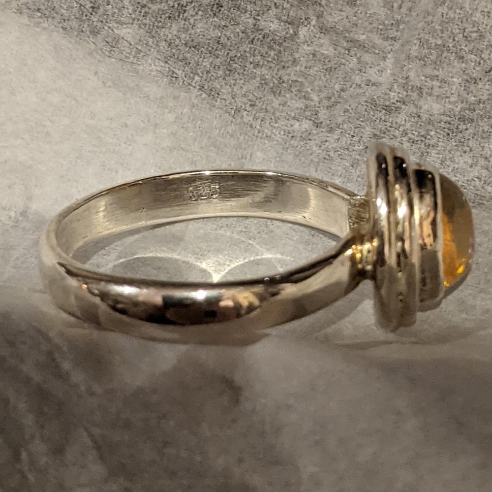 SOLD*  Ethiopian Opal Ring, Size 8 Brilliant Fire - Picture 8 of 10